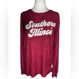 New! Pressbox Southern Illinois Maroon Sweatshirt medium